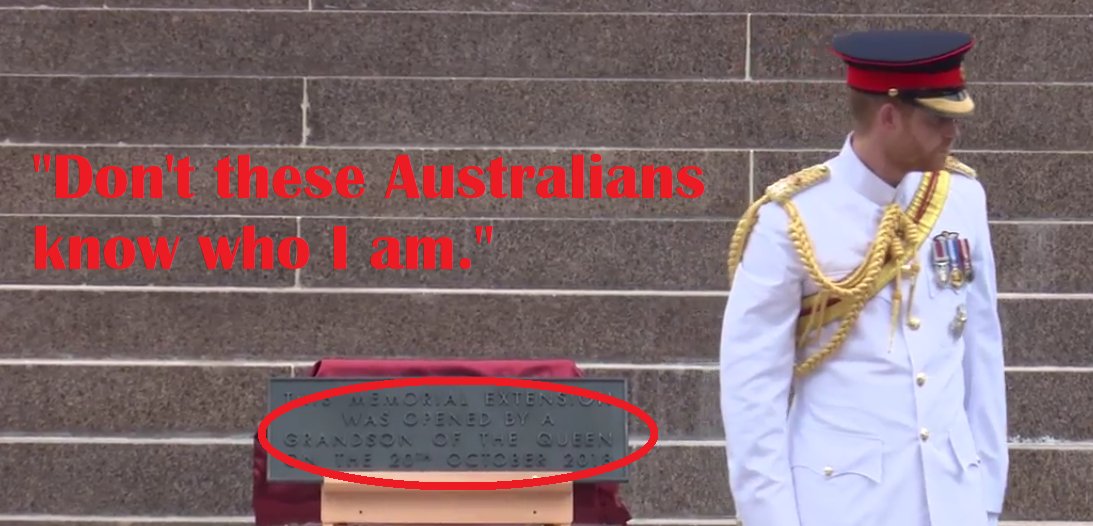 Don't these Australian's know who I am? <a href="/PrinceHarryHRM/">Prince Harry⏺</a> #RoyalVisitAustralia #harryandmeghan #RoyalFamily