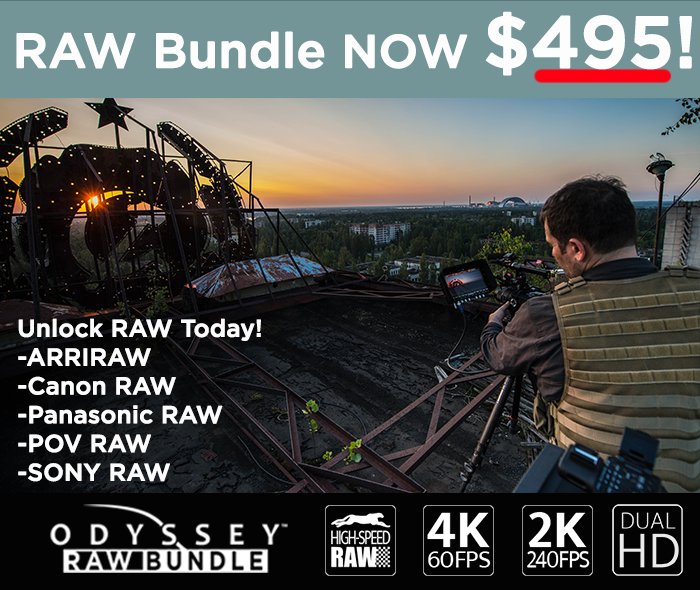 Save $500 on the Odyssey RAW Bundle! 
ow.ly/au4430m9rmX
<a href="/SonyProUSA/">Sony Professional | US & Canada</a> <a href="/CanonUSA/">CanonUSA</a> <a href="/PanasonicProAV/">Panasonic Pro AV North America</a> <a href="/IOINDUSTRIES/">IO INDUSTRIES</a> <a href="/indiecam/">Indiecam</a> @BHPhotoVideo <a href="/ProAV/">ProAV</a> <a href="/sonyproeurope/">Sony | Professional Europe</a> <a href="/CanonUKandIE/">Canon UK and Ireland</a> <a href="/CVPgroup/">CVP Group</a> <a href="/Band_Pro/">BandProFilmDigital</a> @NewMagicAust