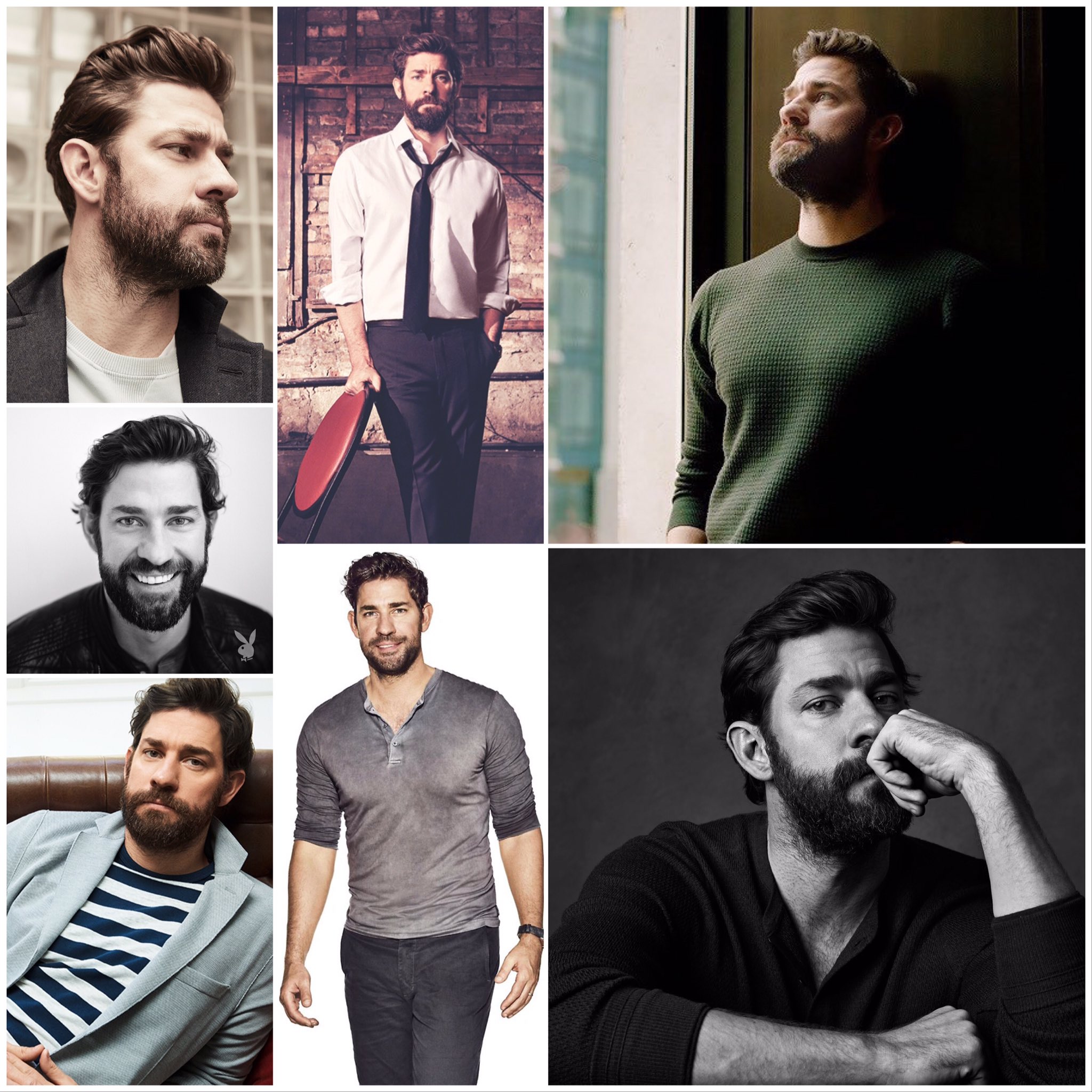 Happy Birthday, John Krasinski! Thanks for all the broody beardy photos this year!  