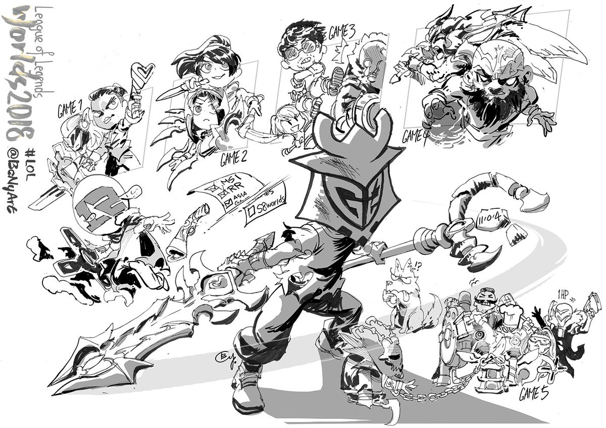 「The result of RNG vs G2. It's still hard」B.c.N.y.の漫画