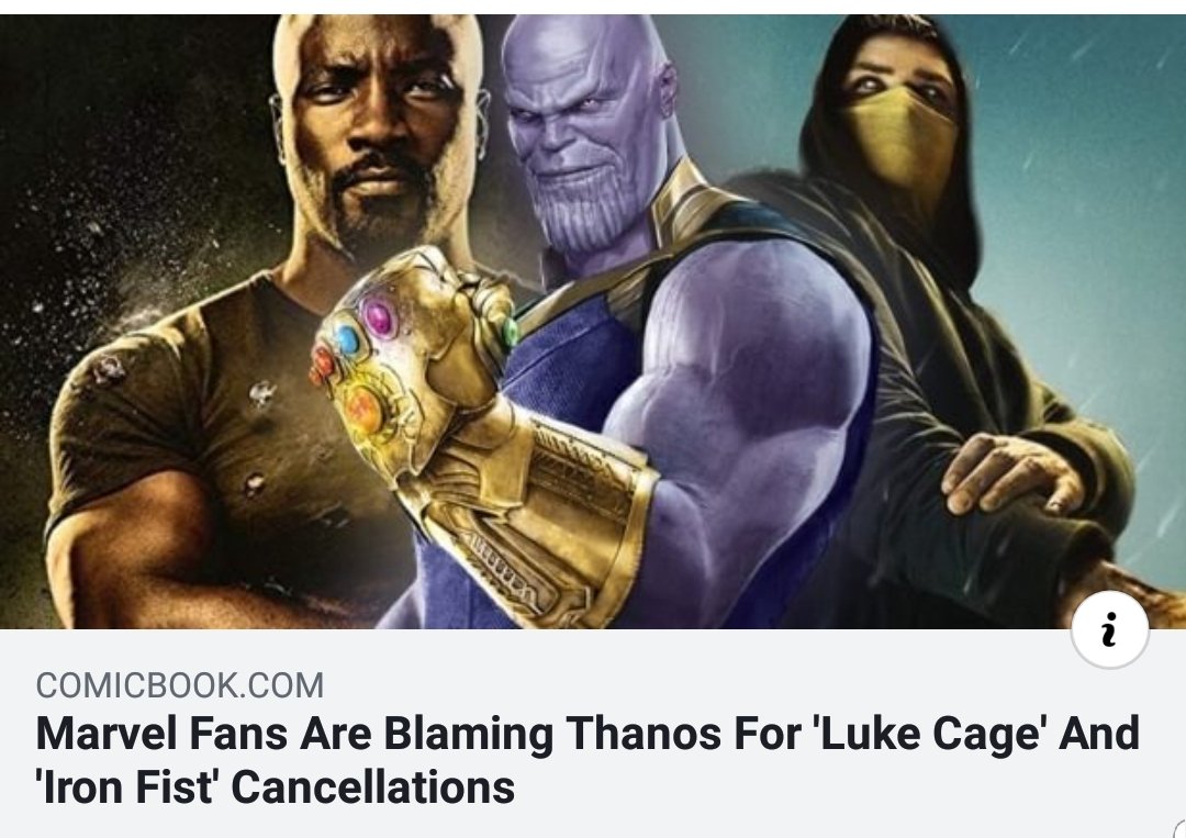 RenGeekness's tweet photo. IT MAKES SENSE ALRIGHT?
#RIPIronFist #RIPLukeCage https://t.co/RH3dyKNzov