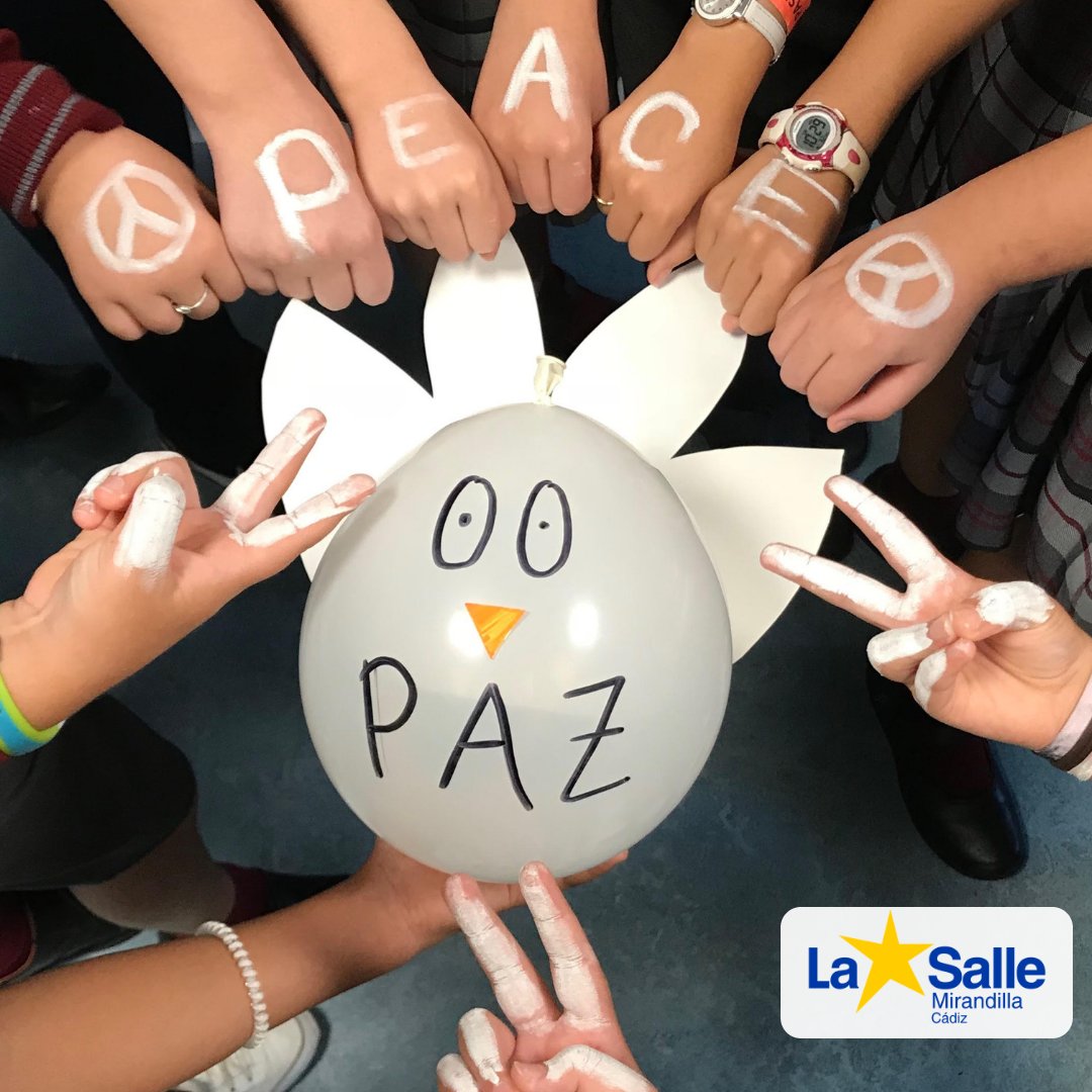 sallemirandilla's tweet photo. Nosotros también nos unimos a la Jornada Internacional Lasallista por la Paz 2018. #ILDP2018 #SomosLaSalle #MiraMasAlla https://t.co/MzITv1j1hX
