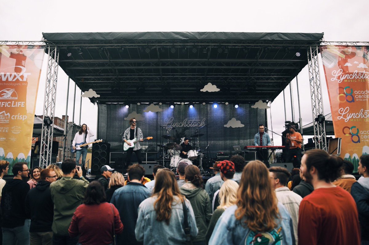 We’re in full force, folks! Right now ANX is ruling the Blue Ridge Stage. There is still plenty of time to come on down and engage in our community of music and art here at Riverfront Park. Wesley Montgomery  and Nicole Miller are up next, and music will be going until 11pm!