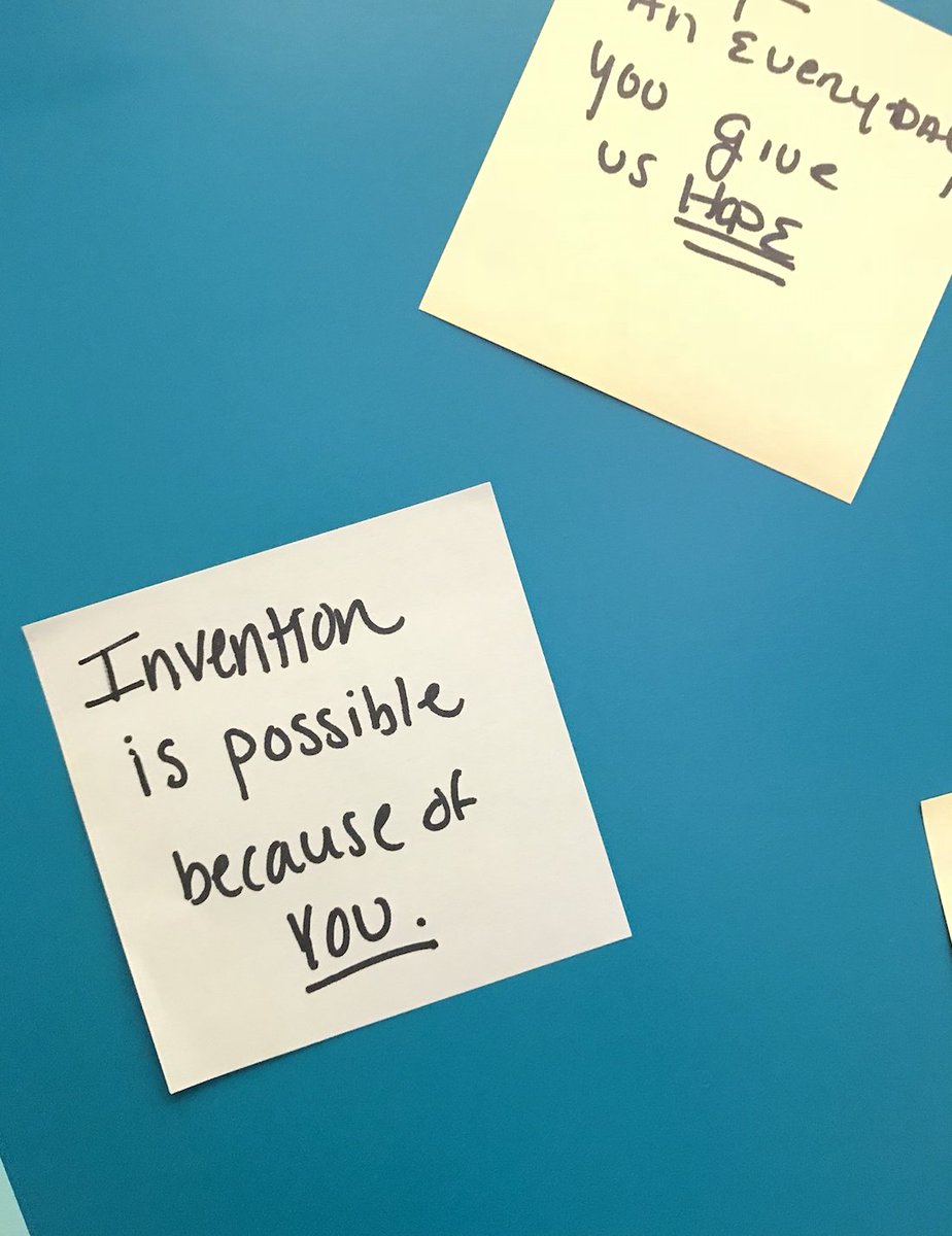 Merck's tweet photo. #DearCancerHeroes: You inspire us to continue #InventingForLife every single day. Thank you! https://t.co/FE09nOQrDt