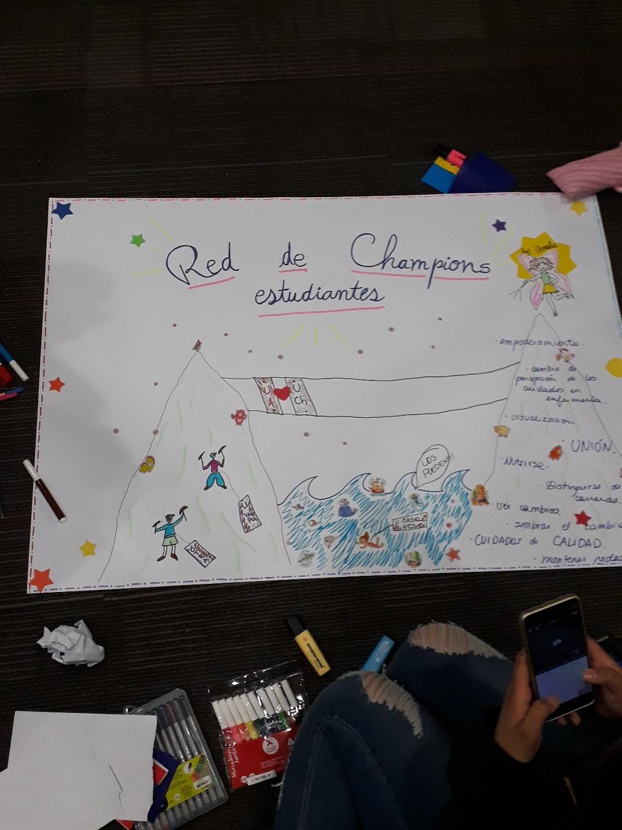 Somos uno sólo!!!, los champions estudiantes vamos juntos a la conquista de manifestar la enfermería basada en la evidencia.