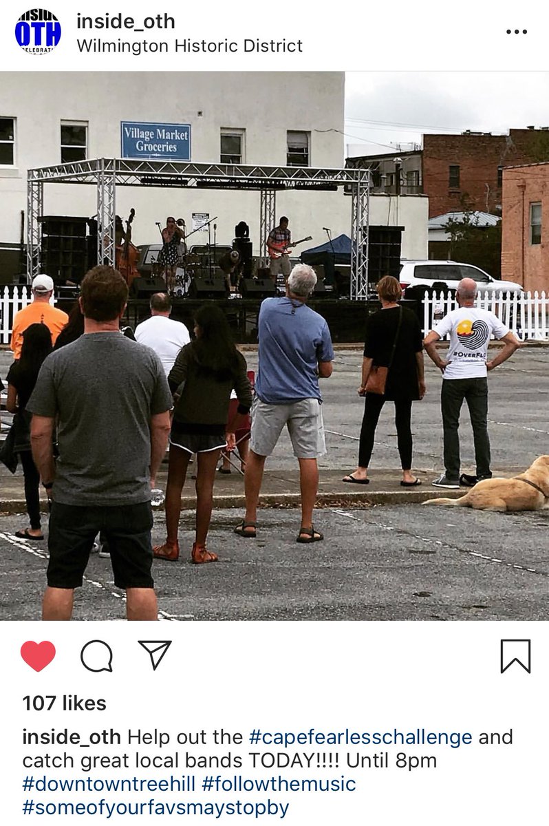 NerdyBec's tweet image. Just doing my civic OTH fan duty of spreading the @Inside_OTH &amp;amp; #CapeFearlessChallenge love 💖

...for those of you in Wilmington get your butts to downtown!