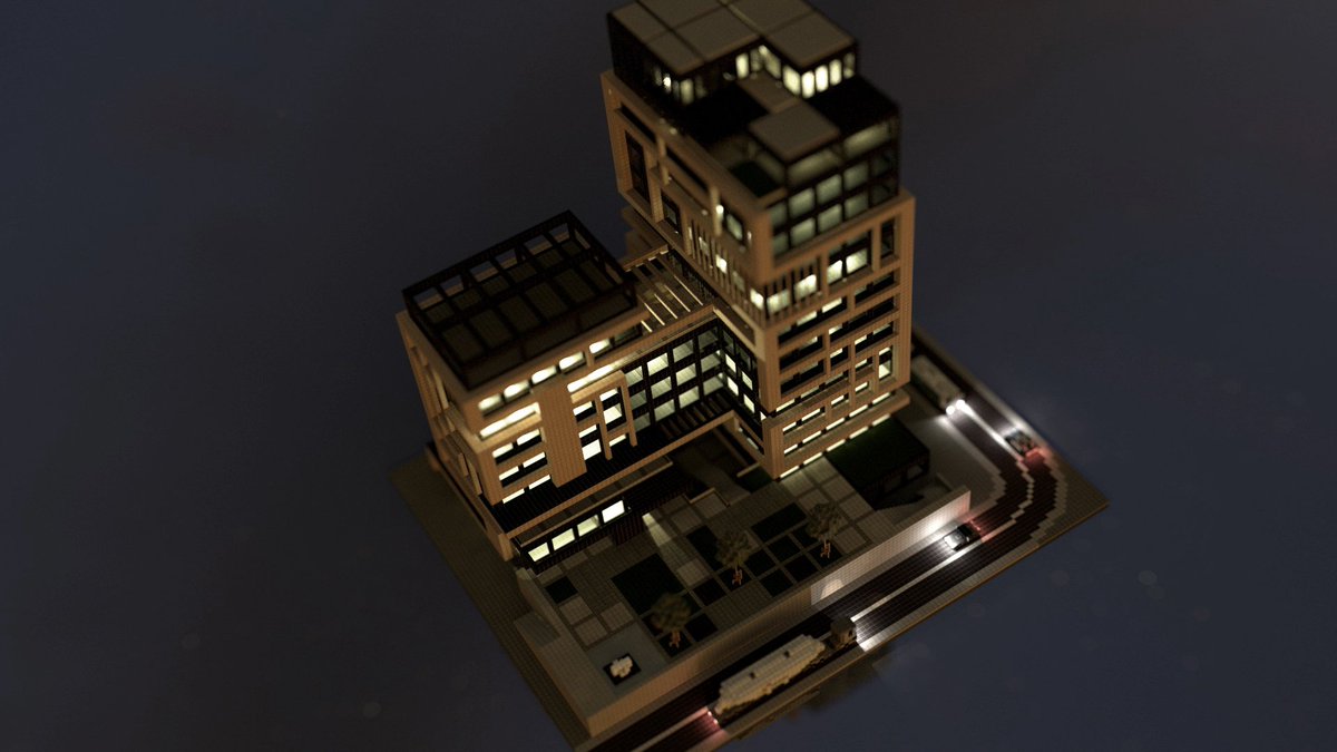 WoKServer's tweet image. We Love this skyscraper on WoK built by Andar! Check it out on the server at /warp CoriaParks 
Or on @PlanetMinecraft  here planetminecraft.com/project/modern…