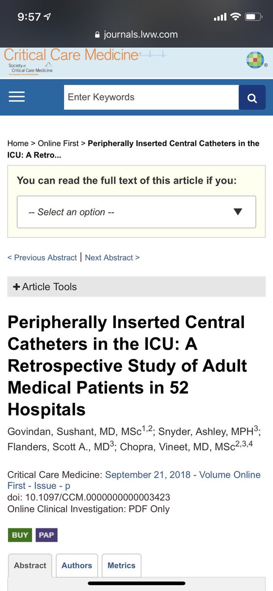 vineet_chopra's tweet image. So proud of all the great work @sushdecide is doing to study #PICCs and #VascularAccess in the #ICU. Hot tip: these are just the beginning! @umichmedicine @UM_IHPI @UMichMCIRCC @iwashyna