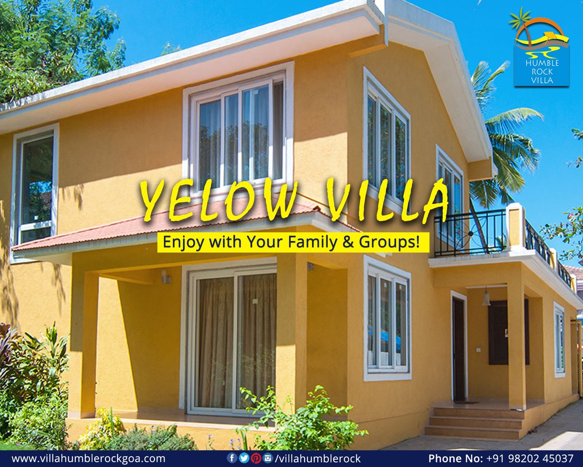 villahumblerock's tweet photo. Want to spend time with your Family & Friends in #Goa?
Book your Luxury Yellow #VillainGoa near #CandolimBeach at low cost to enjoy with your groups.
For Booking, Visit @ https://t.co/9hQCAJD8lJ
#CalanguteBeach #BookVillas #Travel #BookHotel #HotelinGoa #ResortinGoa https://t.co/t4ZCoKTJ9W