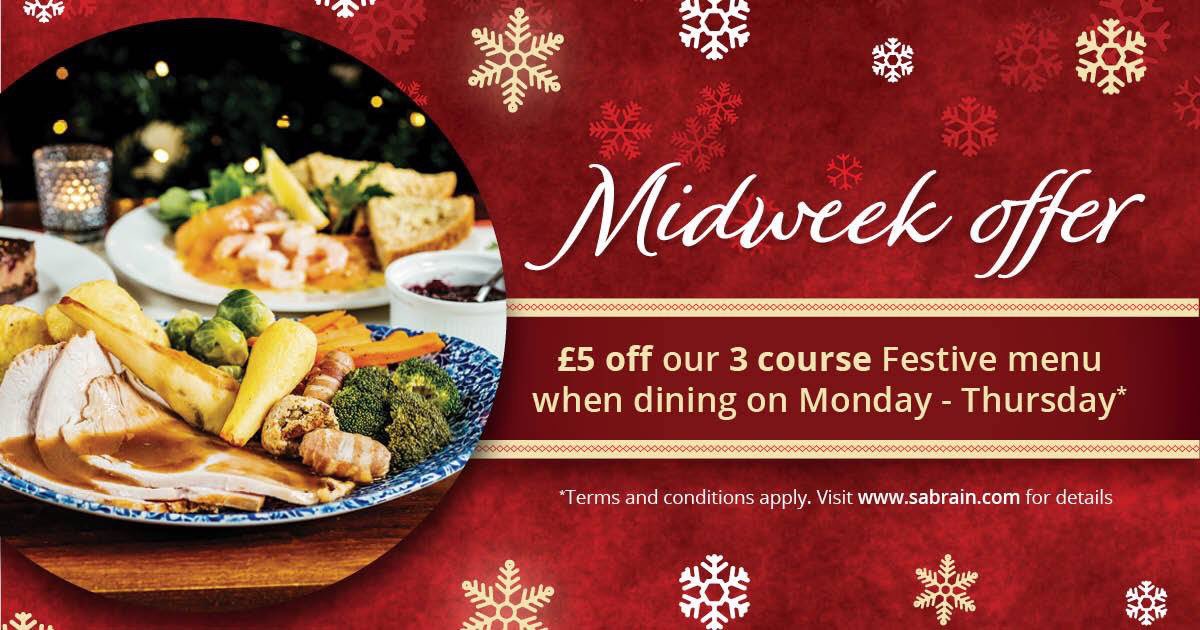 Have you booked your xmas party wether its a catch up with friends or works party? we are taking bookings and £5 pound off our 3 course festive menu when dinning on Monday - Thursday *T&amp;C Applies* <a href="/herefordtimes/">Hereford Times</a>