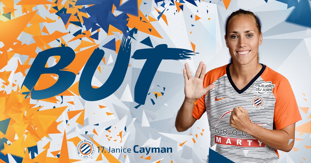 MontpellierHSC's tweet photo. BUT ! Penalty transformé par @janicecayman 🤗

(Carton rouge pour la joueuse du @FCMetz pour un second carton jaune) 

⚽️ 6-0
⏰ 36’
⚡️#MHSCFCM

#OctobreRose 🎀
#FémininesMHSC 🔶🔷 https://t.co/SreHP5mGZM