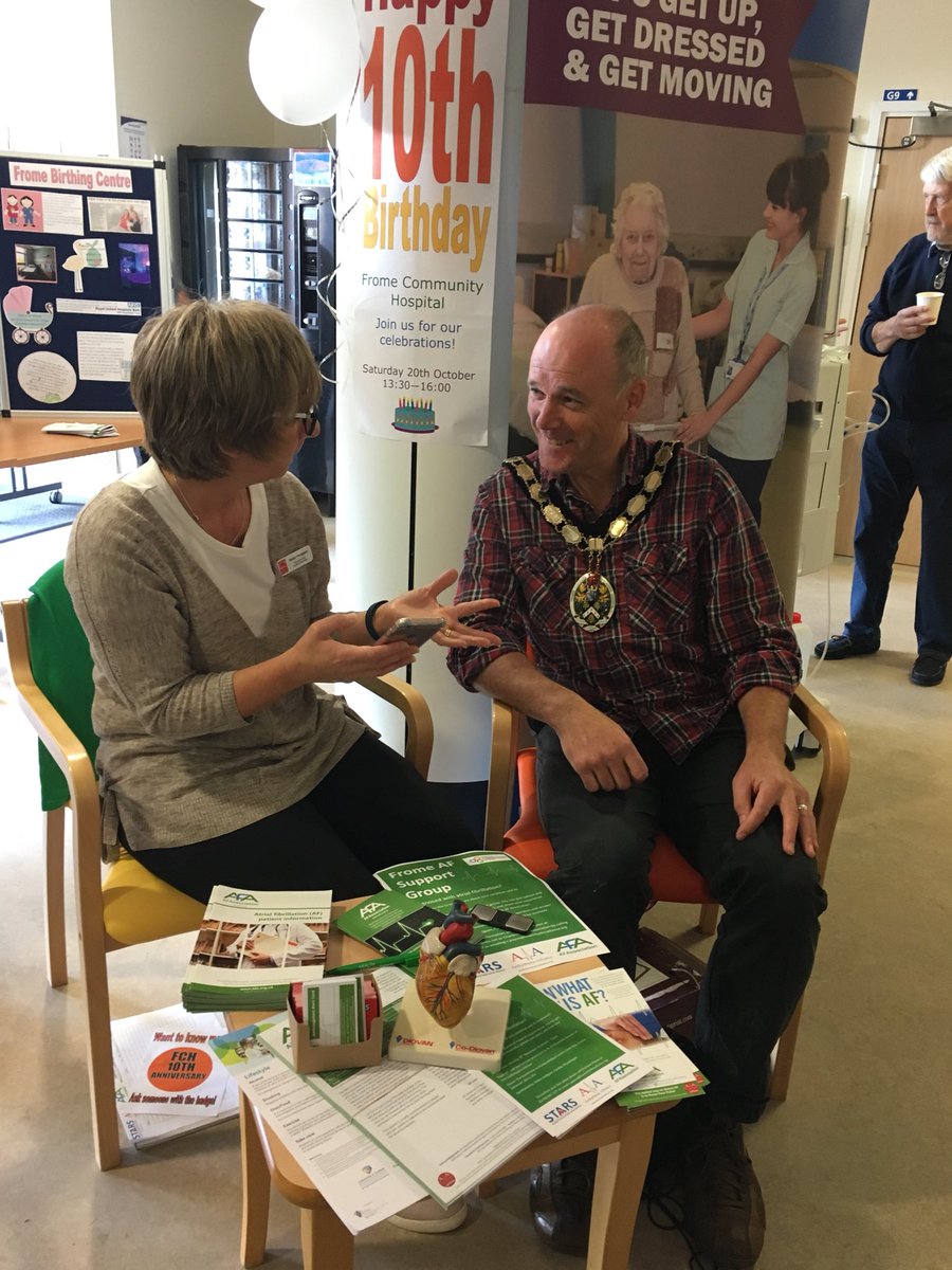FromeHospMatron's tweet photo. You are welcome to join us for our 10th anniversary celebrations this afternoon until 4pm #Frome https://t.co/58h9wgI691