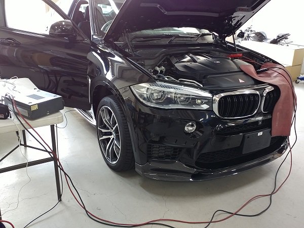 ASSIST_USSY's tweet photo. 『F86-X6M』にDMEチューニング bootmod3 https://t.co/HB2R87fist ！！！重いけど速くなりました♪ #BMW #ASSIST #LAPTORR #F86 #F86_X6M #X6 #JB4 #bootmod3 #bm3 #NITRON #ナイトロン #S63 #V8　#DME #DMEチューニング #ラプター https://t.co/QfVoUWTJ2W