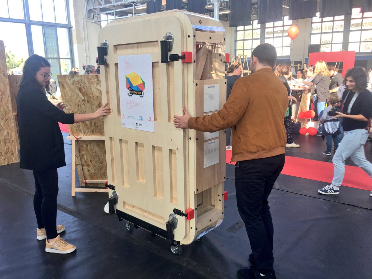 lorenzodiez's tweet photo. #FJA2018 #nouveauté ➡️ #ARCHINoMADE, la folle journée #architecture fait l’#ecole buissonnière et s’installe dans les #villages et les #entreprises de @regiongrandest 👍 idée originale @ecolearchinancy développée par collectif Heruditatem #TeamArchi https://t.co/X4MQSzvE7H