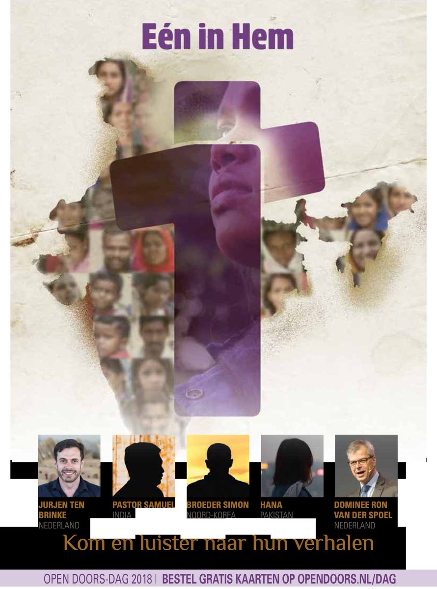 Op de #Opendoorsdag.  'We are blessed that in a world of bad news we have goods news: the Word of God.'<a href="/opendoorsnl/">Open Doors</a>
