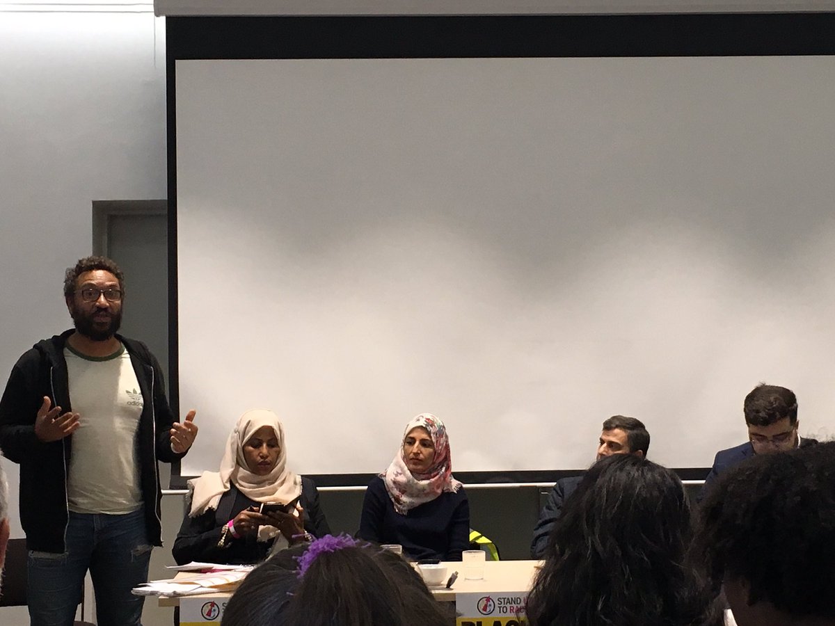 illdoitanyway's tweet photo. Dave Muritu @ucu speaking out on prevent &amp; the need to oppose top down surveillance. To take on far right need bottom up solidarity #NoRacismNoFascism https://t.co/Fd2pE5Dr3a