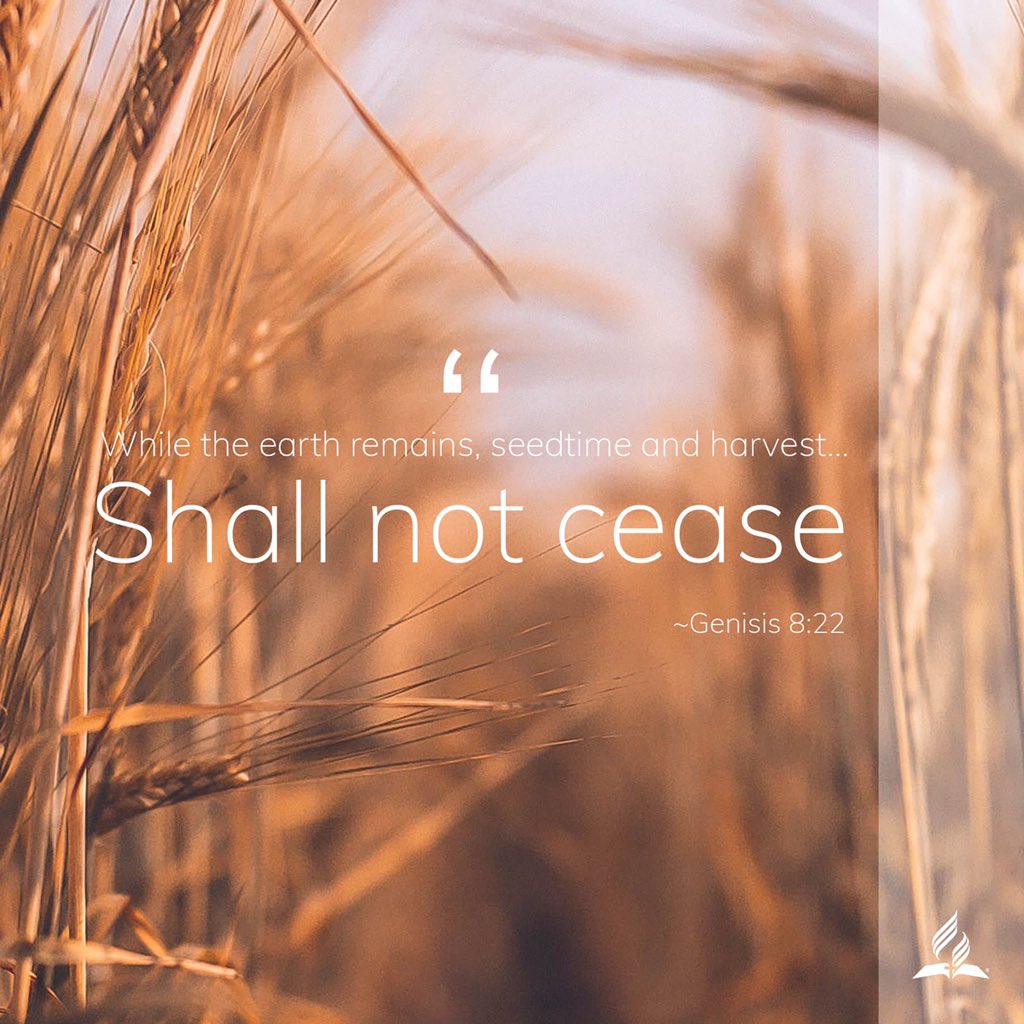 EdgardHorna's tweet image. Gn 8:22 (NIV): “As long as the earth endures, seedtime and harvest, 
cold and heat, summer and winter, 
day and night will never cease” #rbhw #FirstGod #Bible