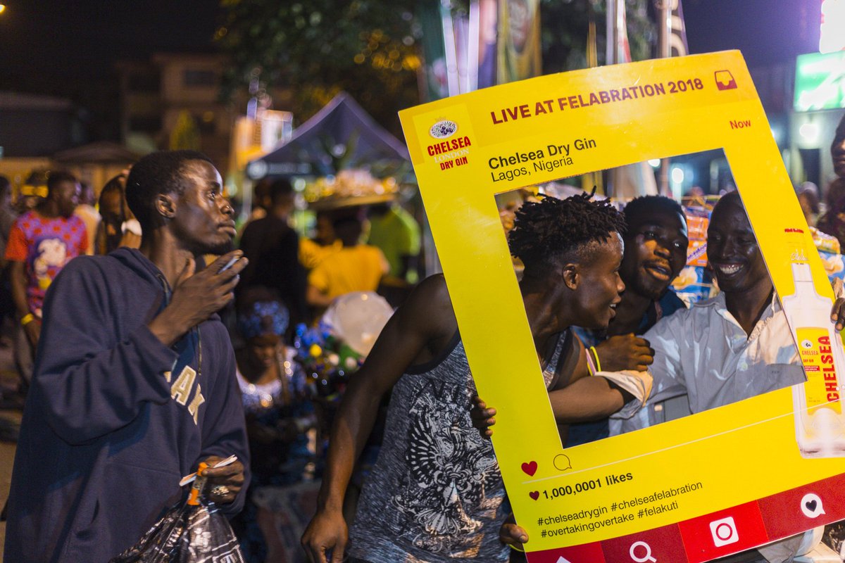 ChelseaDryGin's tweet photo. #Felabration2018 so far has been nothing but amazing, and a celebration of a true hero!
If you've been here all the days, you know this is true!
Who's joining us for Day 6?! #felabrationwithchelsea #OvertakingOvertake #chelsealondondrygin #AfroBeat https://t.co/AGRJZFQ6yF