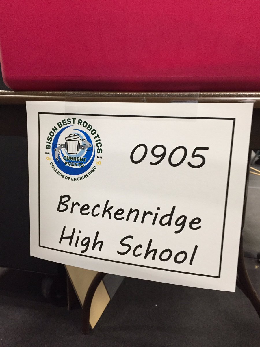 breckrobotics's tweet photo. Turn on our tweet notifications to keep up with how we’re doing in the competition! https://t.co/iq6rNWYqh0