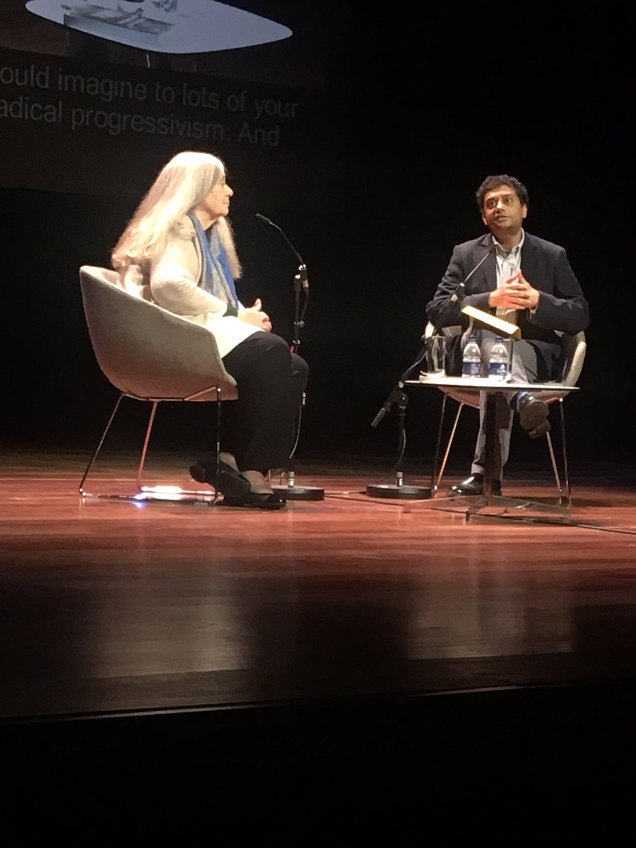 #MarilynneRobinson speaks to #NeelMukherjee at #LondonLitFest @southbankcentre
 #Literature #London #Gilead #Lila #Housekeeping