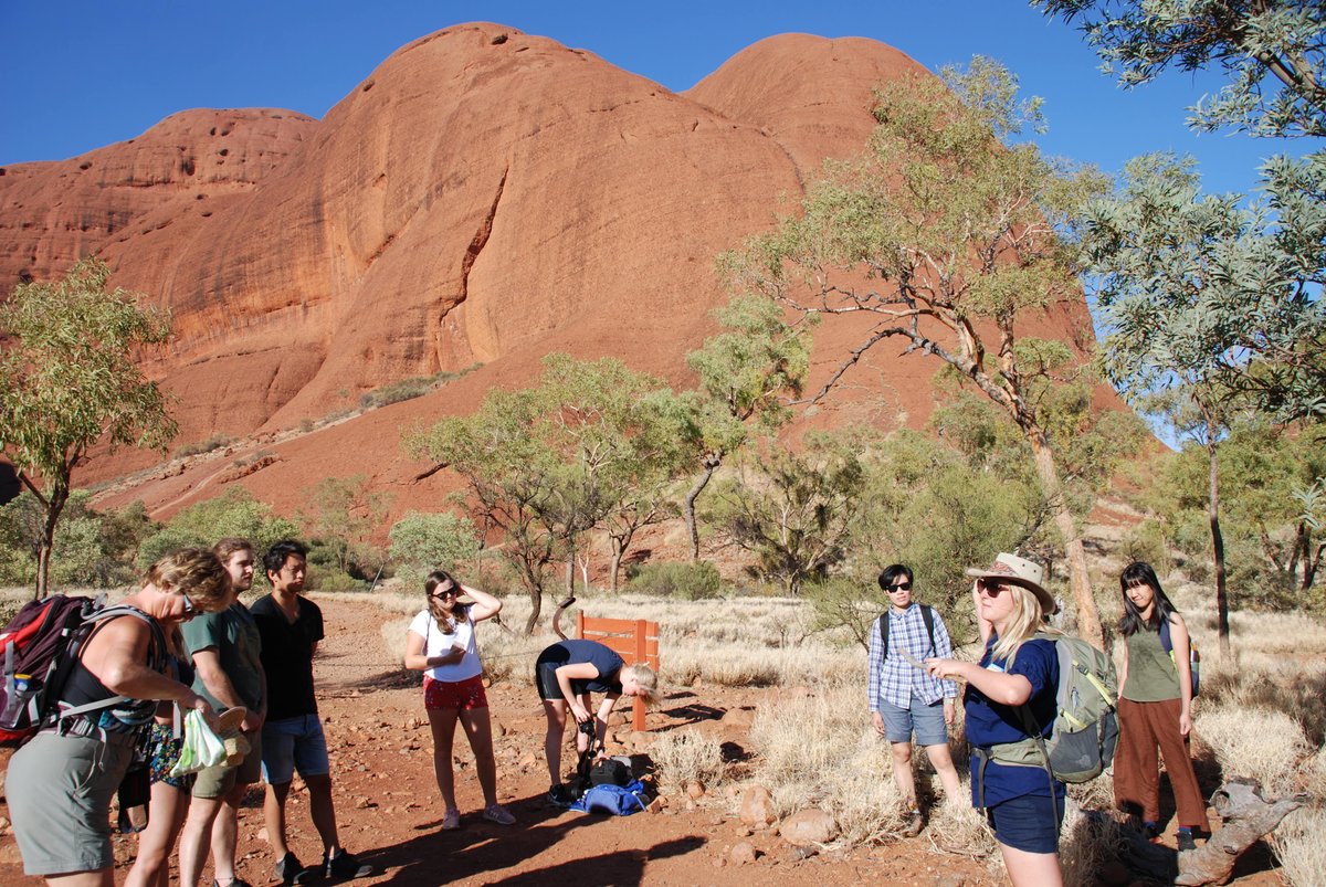 Field trip to Central Australia #Uluru #KataTjuta #Watarrka to learn about #NatureTourism and #Aboriginal #FireManagement