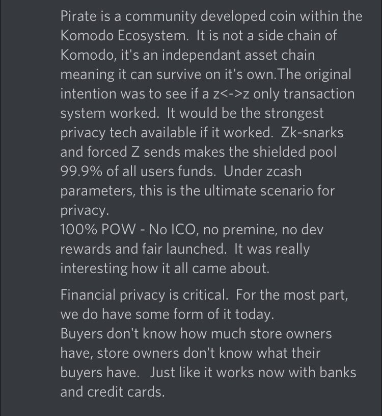 PirateChain's tweet photo. @Cryptonoon121 @funkybadchad @DaytradeJeffrey https://t.co/bYaKPlAZ3F