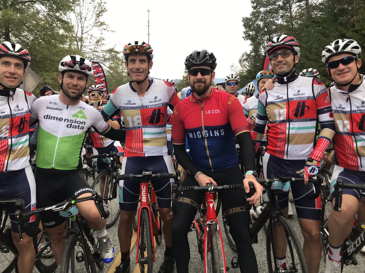 Legends at the start! #granfondohincapie #lexuscycling