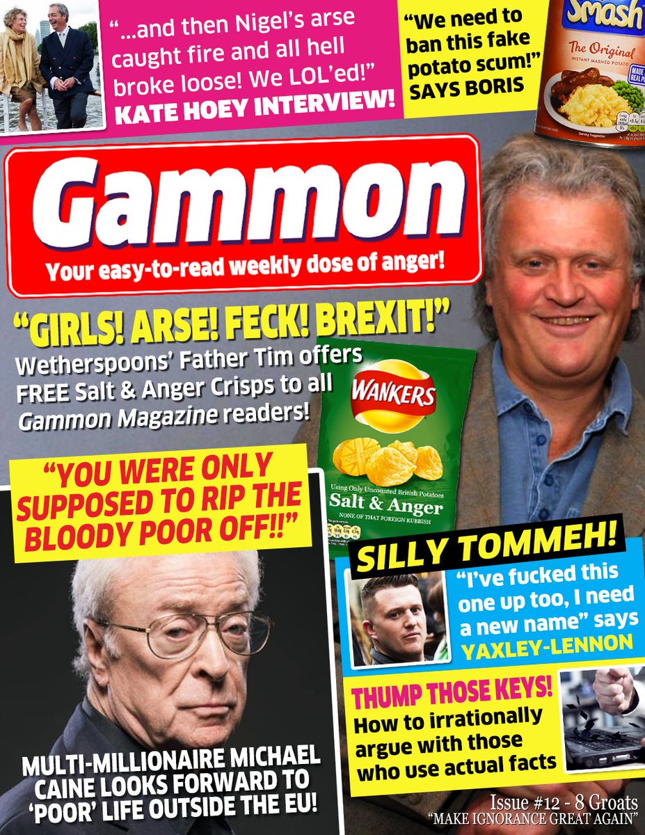 Okay okay stop crying! Your newest edition of <a href="/GammonMag/">Gammon Magazine</a> azine is now in the shops, so put the keyboard down, get those trackie bottoms on, and rush over there quick before they sell out! Hurry now!