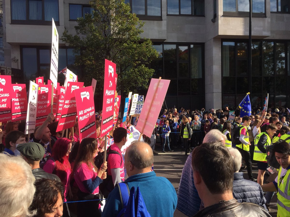 clarabellle's tweet photo. Proud to join the #PeoplesVoteMarch today with @Wehtam https://t.co/l7q8oxznlQ