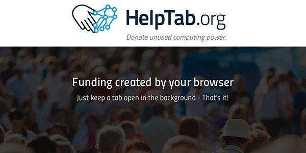 We believe that #browsermining #crypto can be a great way to fund a small #charity. Check out our plattform at helptab.org where we want to make this work.