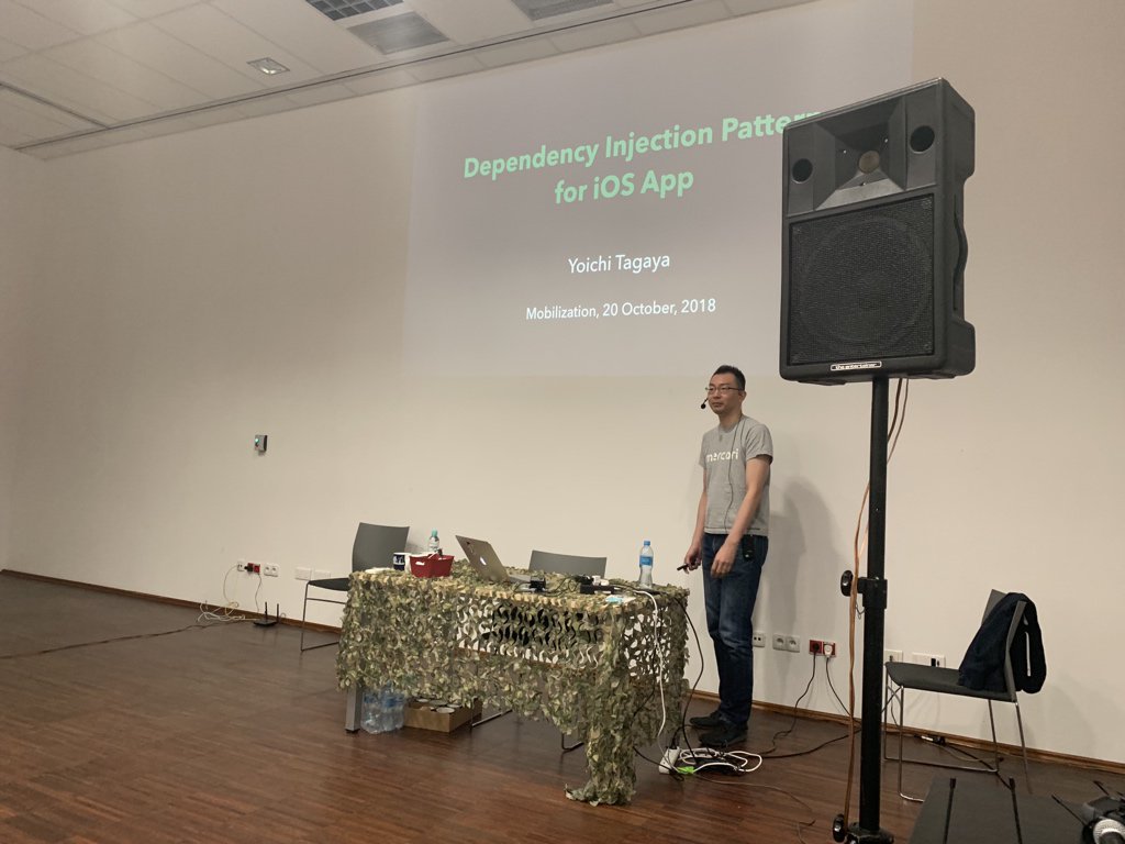 KubaTurek's tweet image. Let’s (Sw)inject some dependencies! @yoichitgy #mobilization8