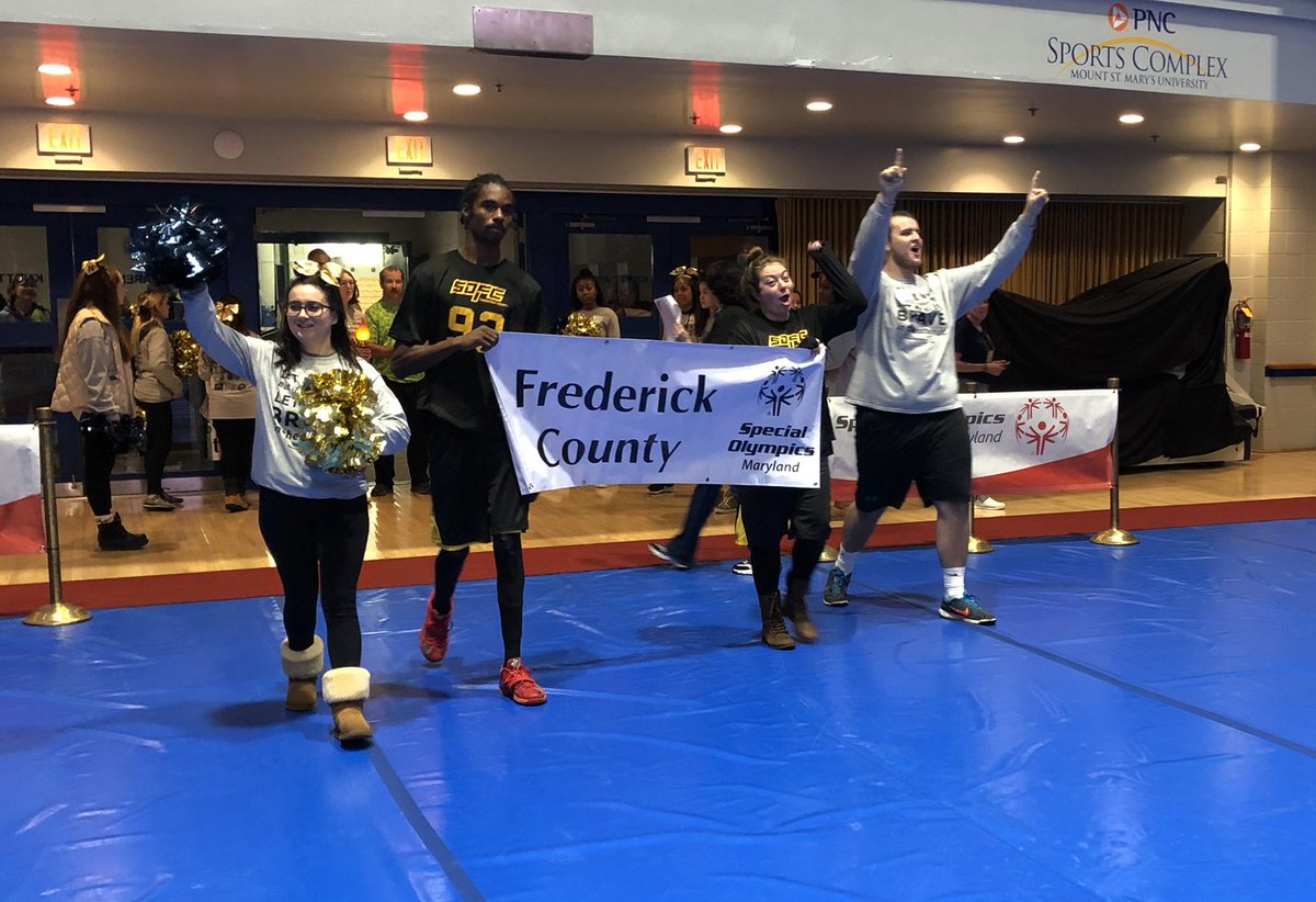 SpOlympicsMD's tweet photo. The Opening Ceremony has concluded, and the 2018 Special Olympics Maryland Fall Sports Festival is officially open. Let the games begin! #FallSportsFest #msmu30somd https://t.co/RuYMi60A2X