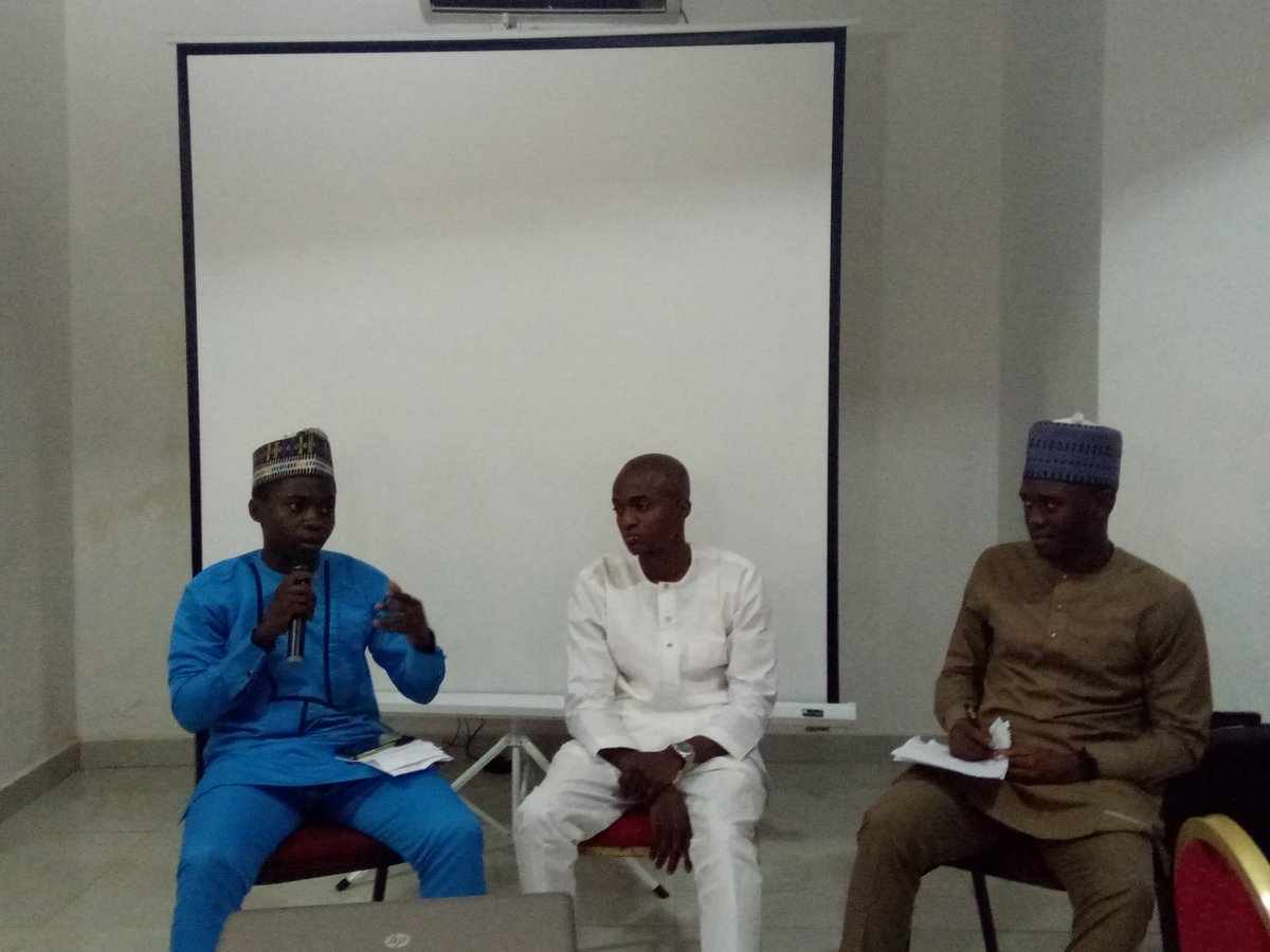 reallarrysam1's tweet photo. @NigSocialdig Panel Session featuring Mr. Lukeman, Mr. Gidado and Mr. Jafar at the Nigerian Social Media Summit 2018 in Abuja.
#nsms2018 https://t.co/SMo4cCES7K