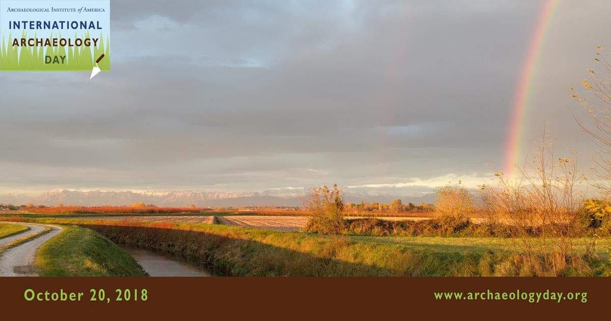 We must admit that being an #Archaeologist often allows you to work in spectacular places.

And, if you are lucky, you can admire them when they offer the best of themselves!

A #sunset with #rainbow, from the fields of #Aquileia

#InternationalArchaeologyDay #IAD2018