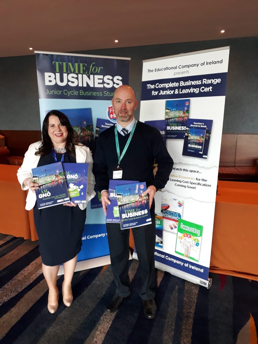 edco_ie's tweet image. Our @JCTimeForBus authors @JoeStaffordBizz @0812Siobhan in @bstaireland Conference #BSTAIcon
