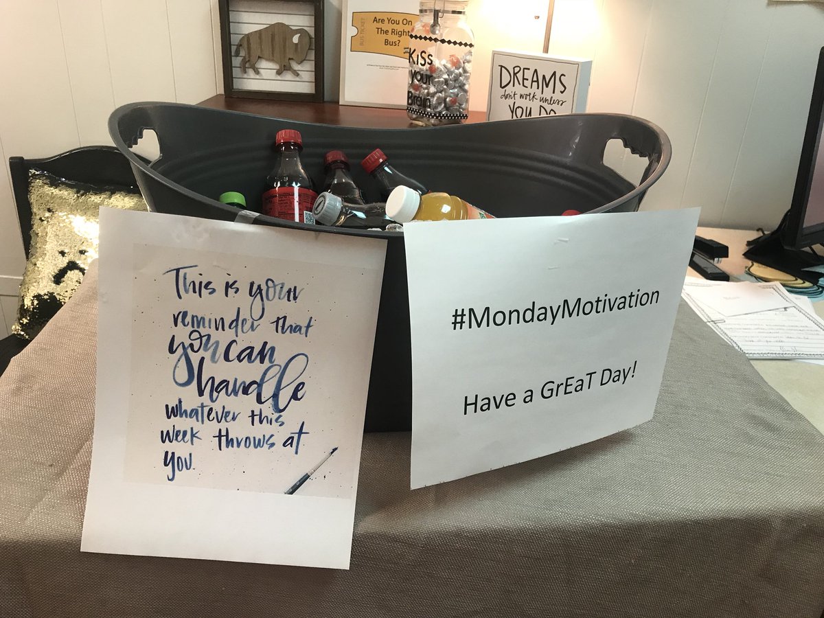 A5 Sometimes it justly takes a Monday Motivation cart full of their favorite drinks #leadupchat