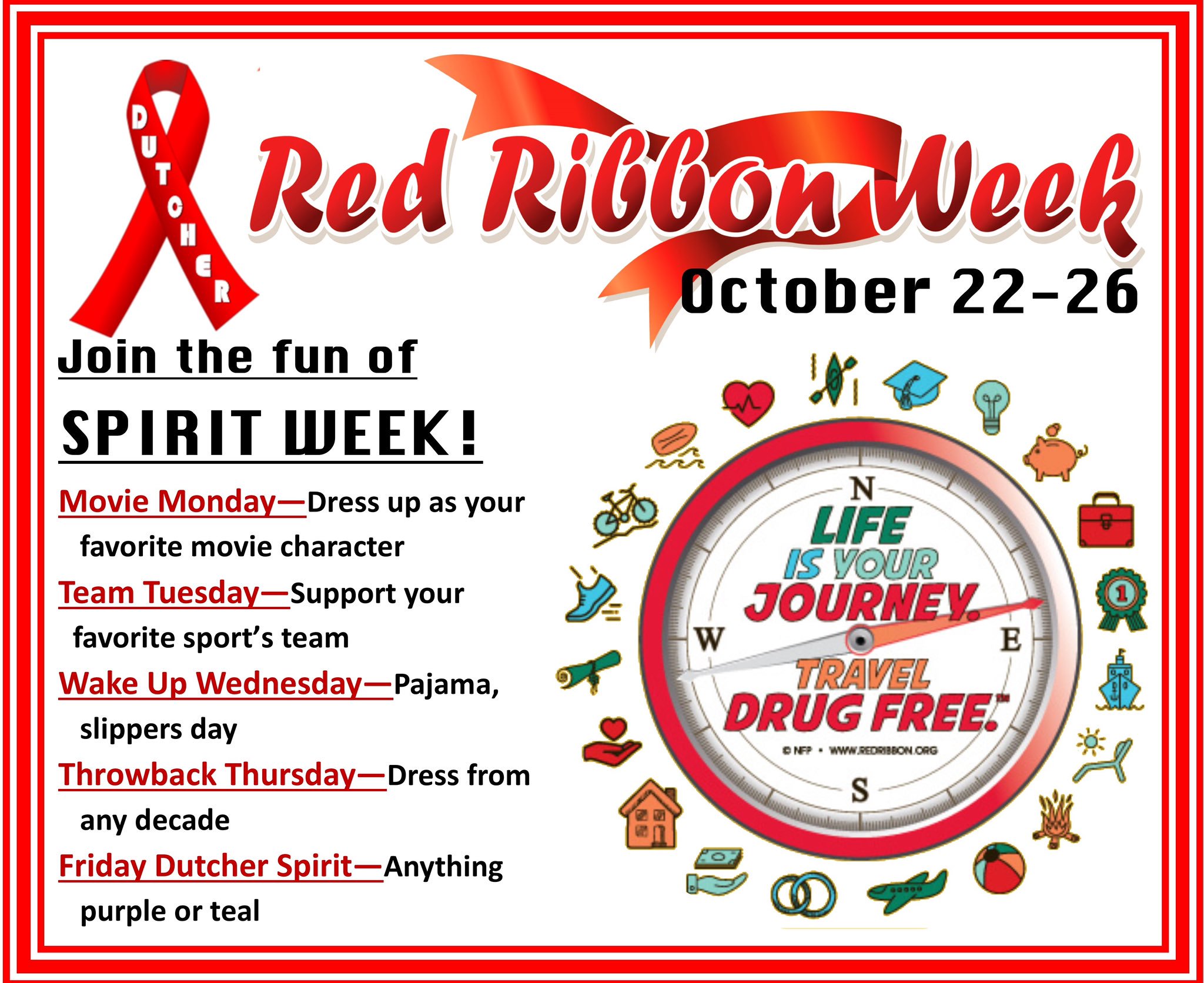 red ribbon week activities