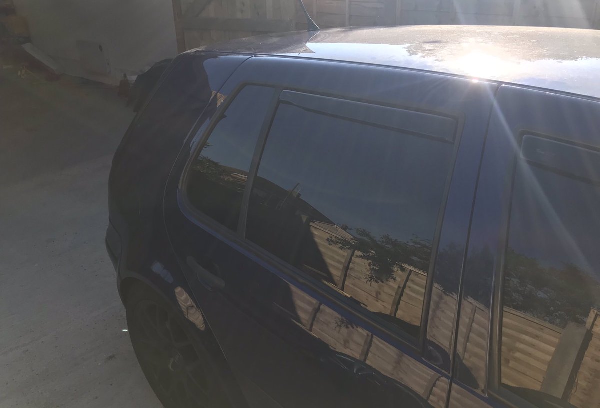 kingoftints's tweet photo. And the finished article. It takes much longer to tint a car when you remove the small windows in the doors, but thatβs the difference between an average job and a first class job! This MK4 Golf, fully tinted in 5% VLT #kot #kingoftints #tint #windowtint #tinting #automotive https://t.co/l7414BUwIN
