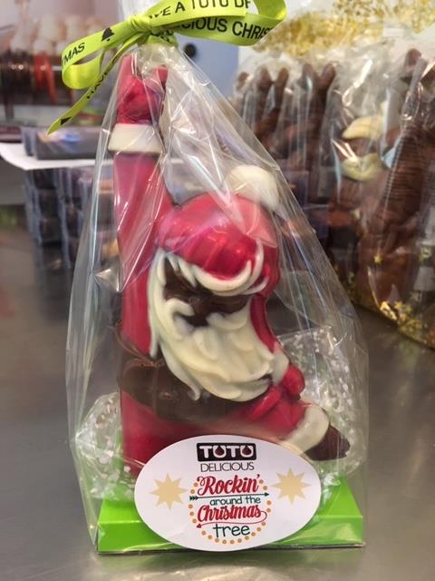 Rocking Santa from our New Christmas range for 2018 #chocolate #Christmas Rocking around the Christmas tree