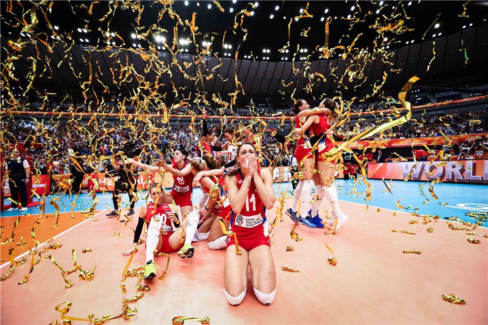 netvoli's tweet photo. CONGRATS to SERBIA, the new World Champion🥇👏 #FIVBWomensWCH #Volleyball https://t.co/OtaV9yq2Wq