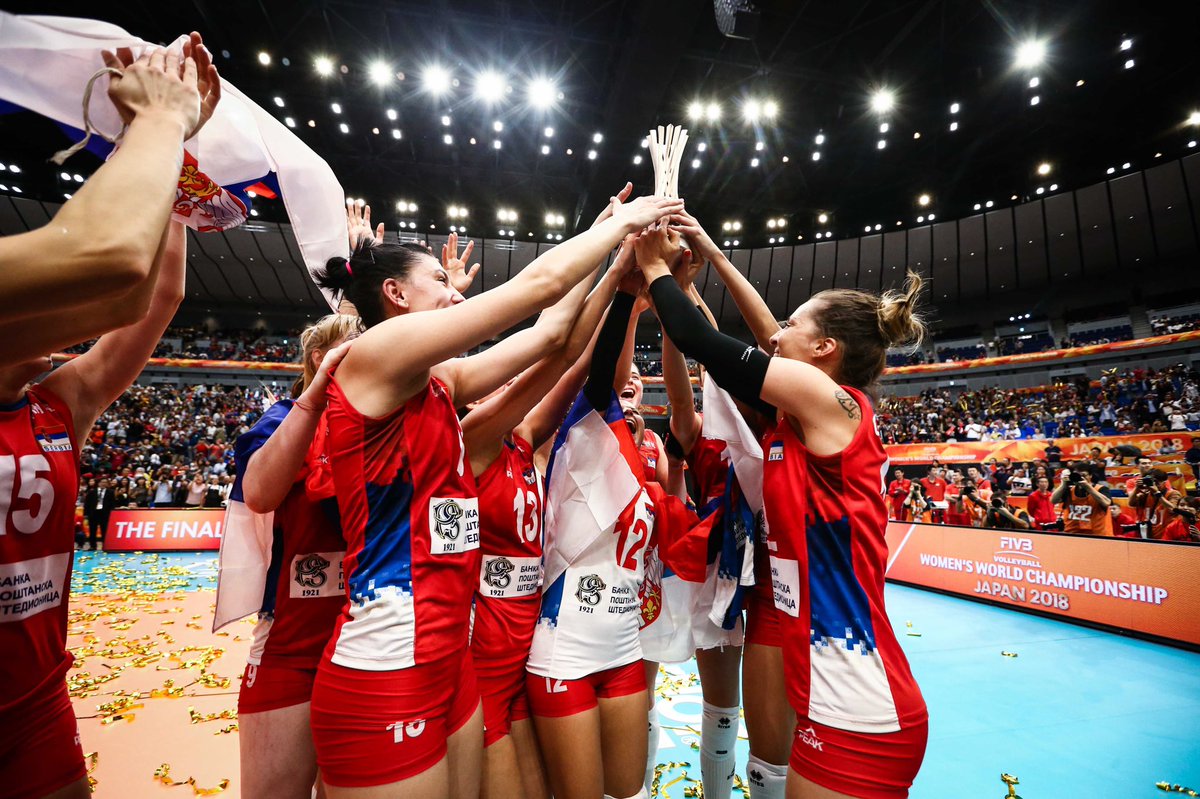 netvoli's tweet photo. CONGRATS to SERBIA, the new World Champion🥇👏 #FIVBWomensWCH #Volleyball https://t.co/OtaV9yq2Wq