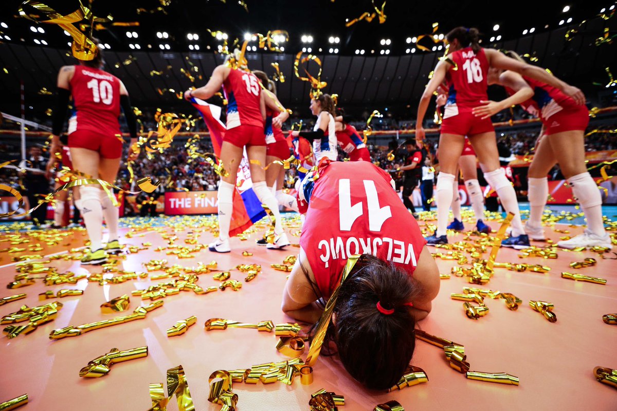 netvoli's tweet photo. CONGRATS to SERBIA, the new World Champion🥇👏 #FIVBWomensWCH #Volleyball https://t.co/OtaV9yq2Wq