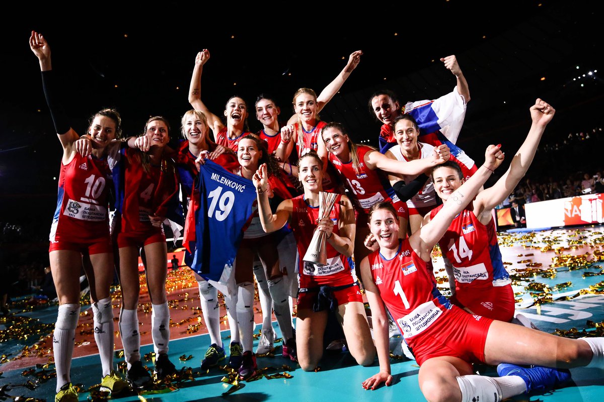 netvoli's tweet photo. CONGRATS to SERBIA, the new World Champion🥇👏 #FIVBWomensWCH #Volleyball https://t.co/OtaV9yq2Wq