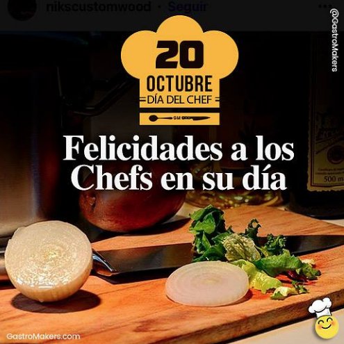 AndyBritoChef's tweet photo. Felicidades a los Chef en su día #DiaDelChef #ChefDay https://t.co/wLe5i56KLu