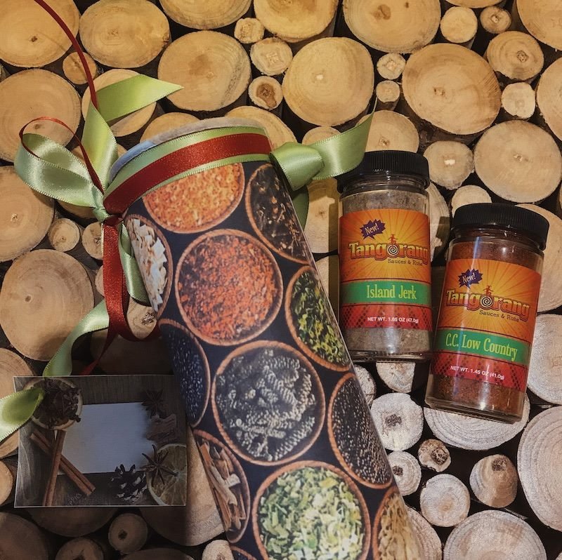 TangorangCo's tweet photo. So this is awesome. A business owner here in #PalmCoast and #FlaglerCounty made this prototype packaging for us. A tube wrapped with beautiful image could be a fun way to send customers off with our rubs, when at a festival or farmer's market #Crafty #FunPackaging #Brainstorm https://t.co/LscDUtliSw