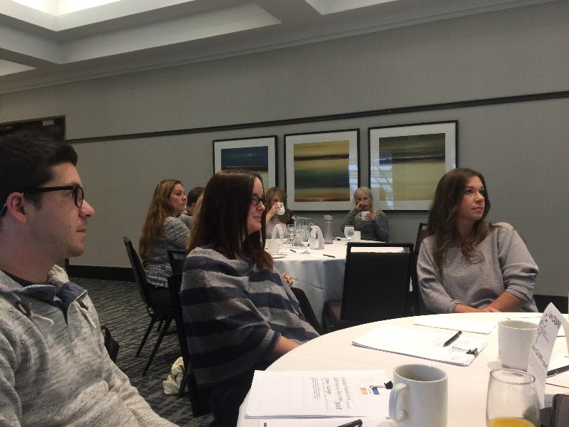 CanadianASPR's tweet photo. @CanadianASPR starting off the day great with @LaridaeComms. Our group is having great conversations as it relates to the feedback from members and those that filled out the survey. #CASPR #CASPR2018 https://t.co/LiSbAtMEie
