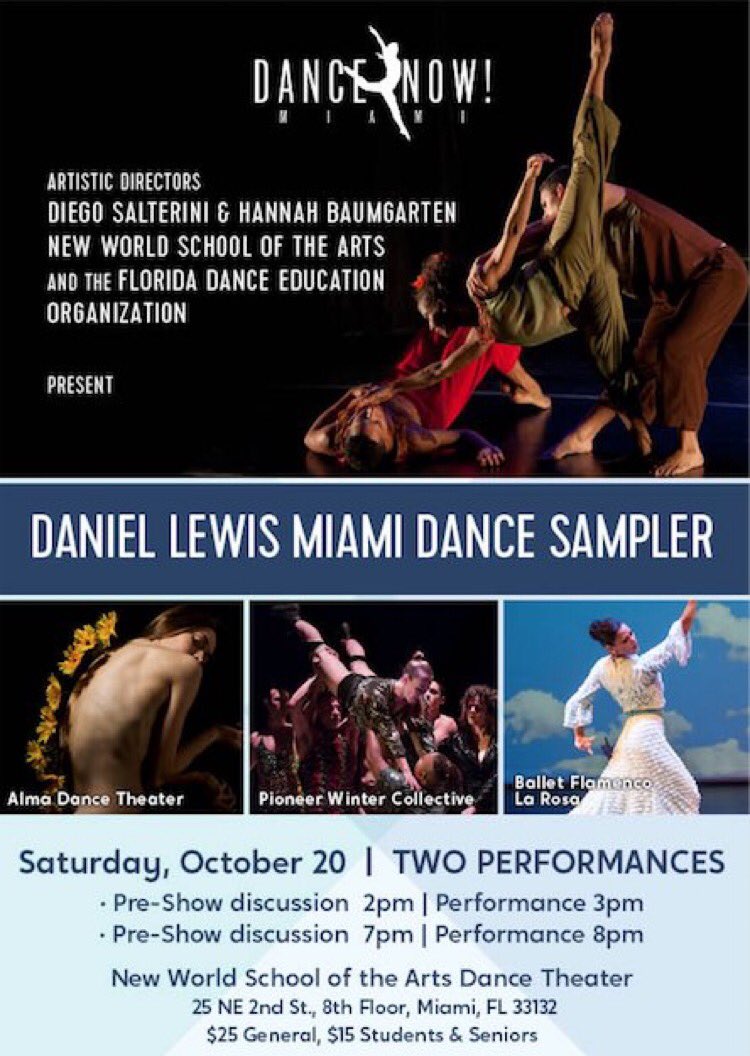 ortaquechel20's tweet photo. La cita es hoy @NWSA_MIAMI... para conversar con @CameronBasden y ver bailar a @DanceNowMiami @ArtsBallet @ddtmiami @PioneerWinter #MomentumDanceCompany @FuentesSteph @BFLRMiami @MarissaAlmaNick #TangoOut @kpdance [E] #danza #ballet #flamenco #encuentro #muestra @DiegoSalterini https://t.co/VNNyj3FMEY