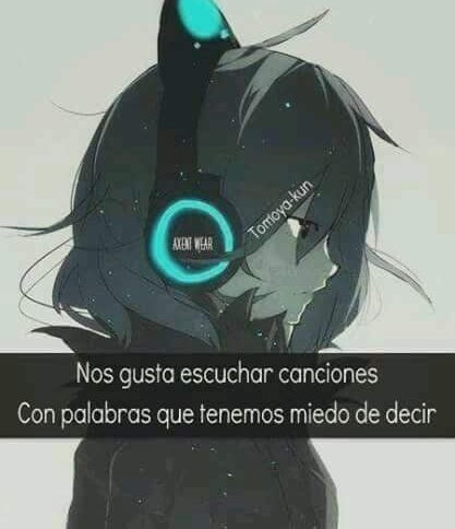 A música tem sentimentos ~ Frases de Animes