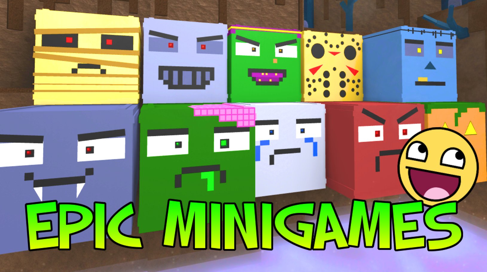 Typicaltype On Twitter The Epic Minigames Halloween Update - badge welcome to epic minigames roblox