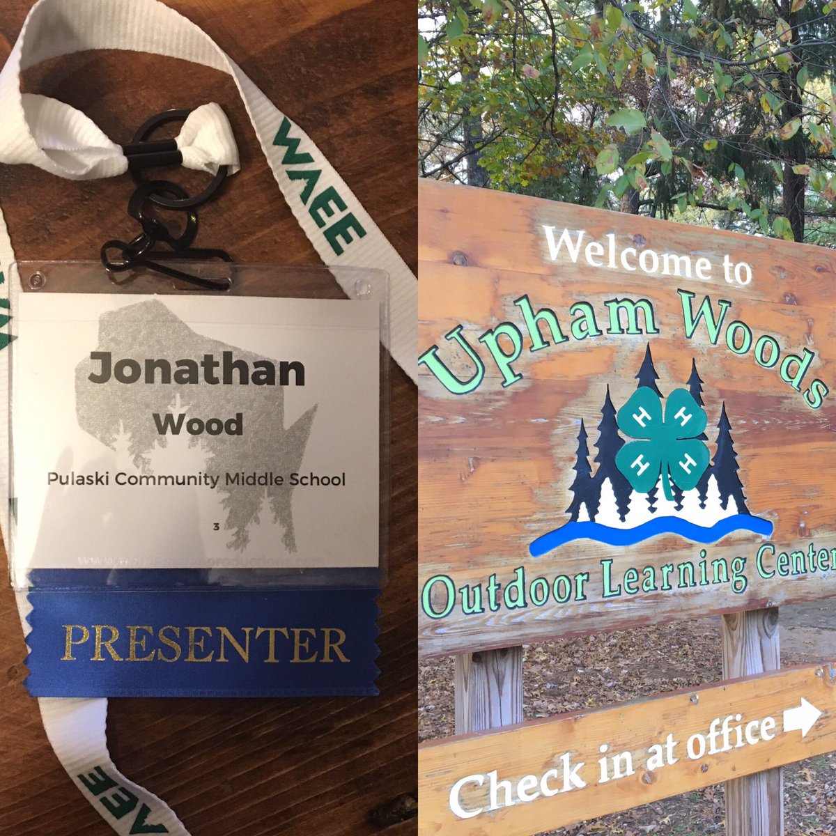 learningatfront's tweet photo. What an honor to present with Dave Landers at the Wisconsin Association for Environmental Education on maple syruping at school #waee #experientiallearning #Raiderstrong #maplesyrup https://t.co/2uO8WOfRnR